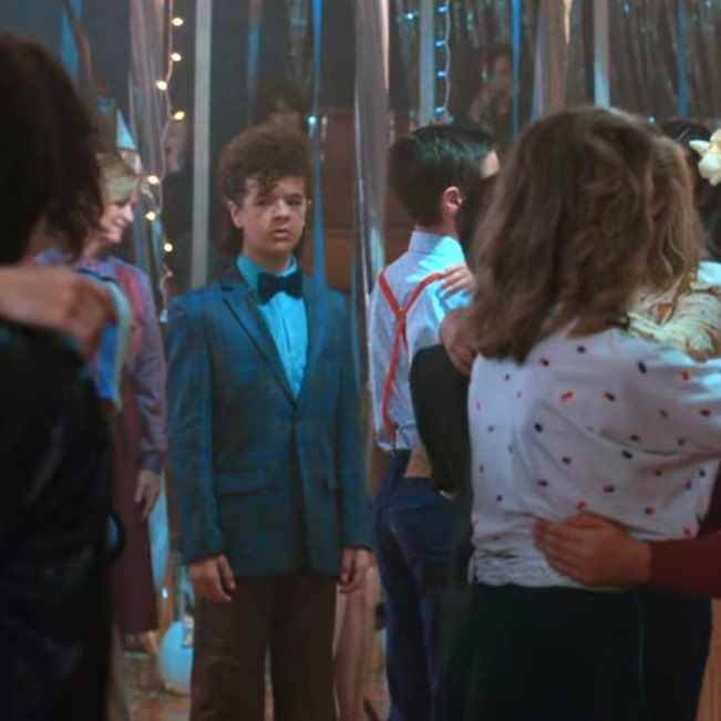 duziethinker's tweet photo. suzie saying this about dustin with the scene of him being left alone at the dance behind it… they deserve each other so much https://t.co/uAXhaLjgKA