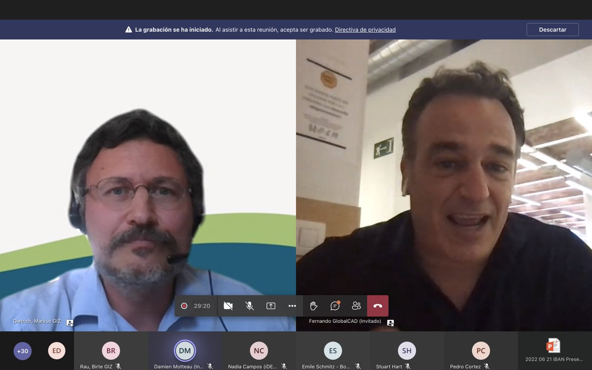 Our director <a href="/Fernando_Casado/">Fernando Casado</a>  in the webinar Opening up the #InclusiveBusiness Treasure Chest (<a href="/InclusiveBiz/">Inclusive Business Action Network (iBAN)</a>):
🎤 "If we want to create sustainable development this has to be done from a holistic approach to the whole production and consumption system."
 Keynote by <a href="/StuartLHart/">Stuart L. Hart</a>