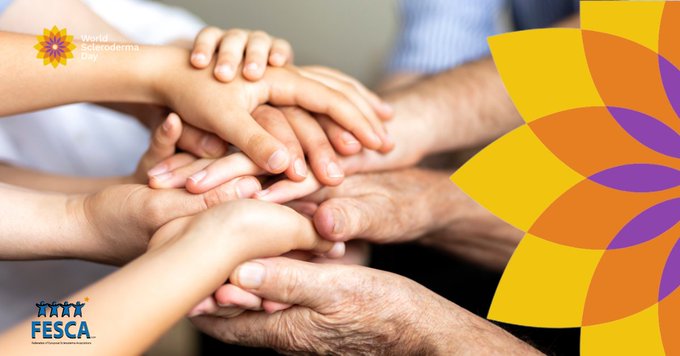 AEEsclerodermia's tweet photo. La #esclerodermia no tiene cura, y es poco conocida, también entre los profesionales de la salud. Mañana es el #DiaMundialEsclerodermia y pedimos a nuestros responsables políticos que  tomen medidas y hagan de la esclerodermia una prioridad  de salud.

@Fscleroderma #DME2022 https://t.co/FxSyK8YNKl