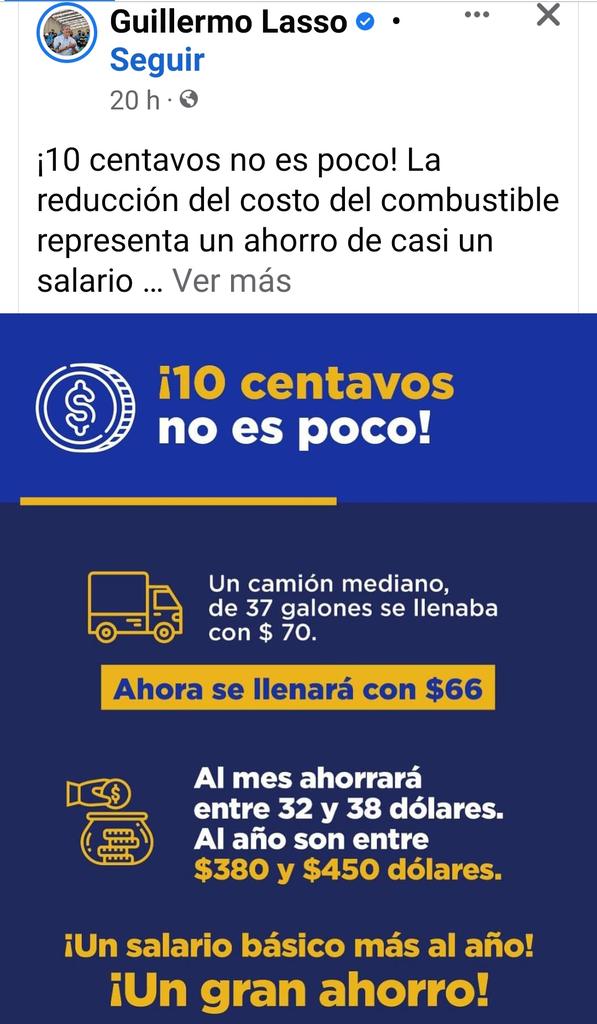 fer_cabascango's tweet photo. Presidente @LassoGuillermo si para usted 10 centavos no es poco! Reduzca el cobro de las transferencias interbancarias a 10 centavos y los ecuatorianos le agradecerá. https://t.co/aVHkKkTIUu