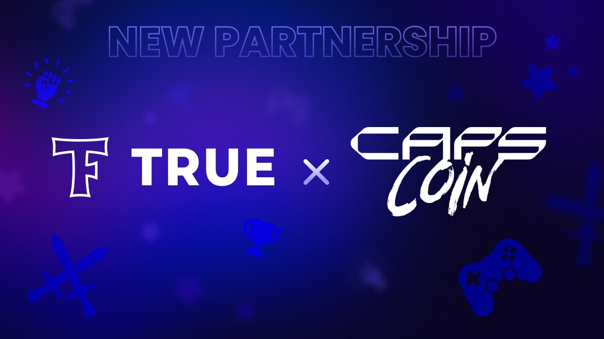 TRUE TEAMS UP WITH <a href="/CapsCoin_io/">CapsCoin_io</a>

TRUE will be working closely with the CapsCoin team 🔥

They have:
✅ Ecosystem for gamedevs, gamers, traders and investors
✅ Metaverse of cool games
✅ NFT Marketplace with renting option
✅ Unique dynamic NFTs

👉 INFO
truefuture.io/community/news…