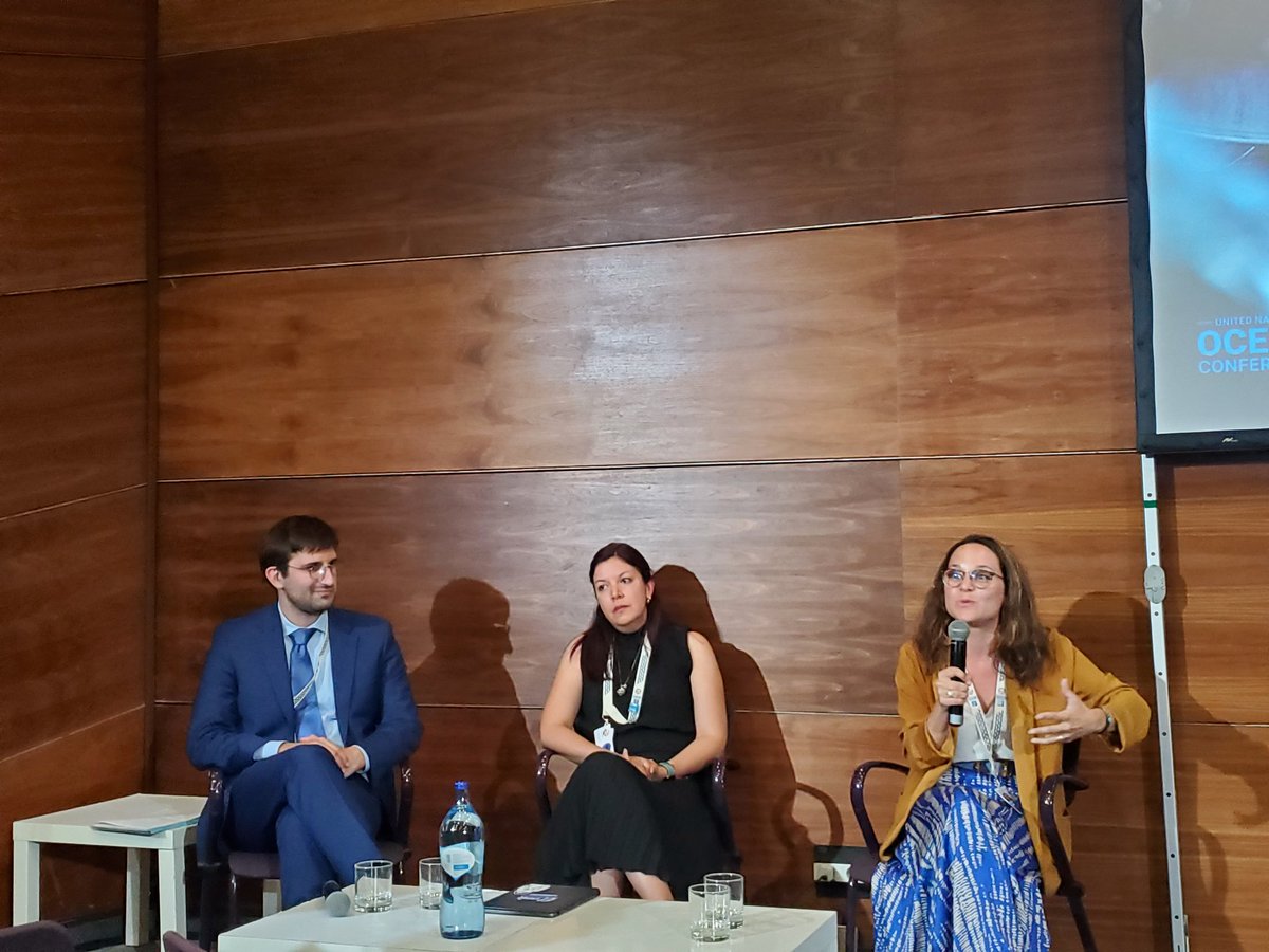 ocean_climate's tweet photo. [#UNOC2022]@TaraOcean_ event👇
"Since #COP21 giant strides have been made for the ocean
-@IPCC_CH #SROCC
-@UNOceanDecade
-↗️ocean-based measures in #NDCs
-unprecedent mobilisation from civil society
-#BlueCOP @COP25CL
-ocean-climate SBSTA dialogue @COP26"
@LPicourt @ocean_climate https://t.co/YHBgHvuKN1