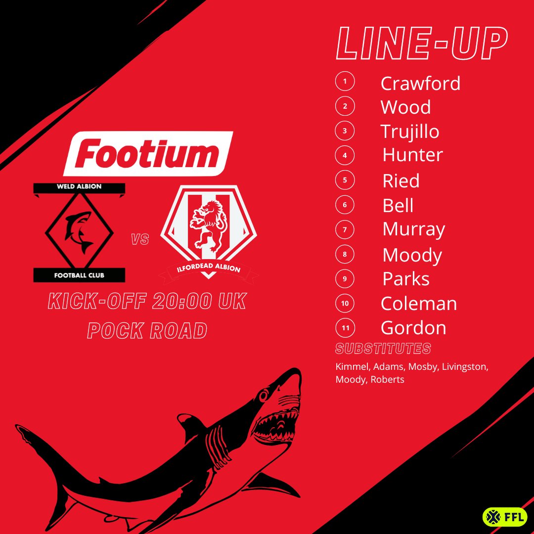 For the first match of this new season, Weld Albion will face Ilfordead Albion
for the 
<a href="/Footium/">Footium</a>
 Division 4 - League 1!