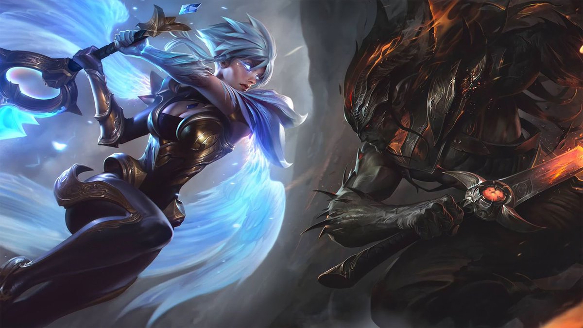 🚨SKIN GIVEAWAY🚨
Wanna win the NEW Dawnbringer Skins for Riven and Yasuo? 

-Follow me <a href="/Darkbreaker95/">Darkbreaker</a> 
-Like and Retweet ✅
-Tag a friend 

In 1 week i will choose the winners under this tweet, there will also be a giveaway on my youtube channel. #Wildrift