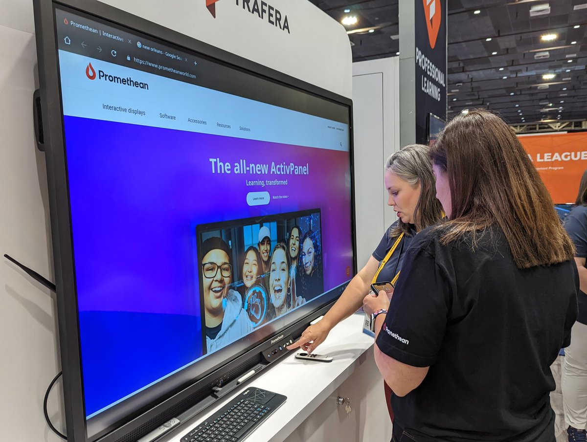Have you seen the <a href="/Promethean/">Promethean</a> ActivPanel 9 Premium yet? 🔥🤩

We're the only other place at #ISTELive22 (aside from Promethean) to get up close and personal with this brand new panel! 🖥️👈 Come play! 

Come see for yourself booth #️⃣2️⃣3️⃣1️⃣6️⃣!