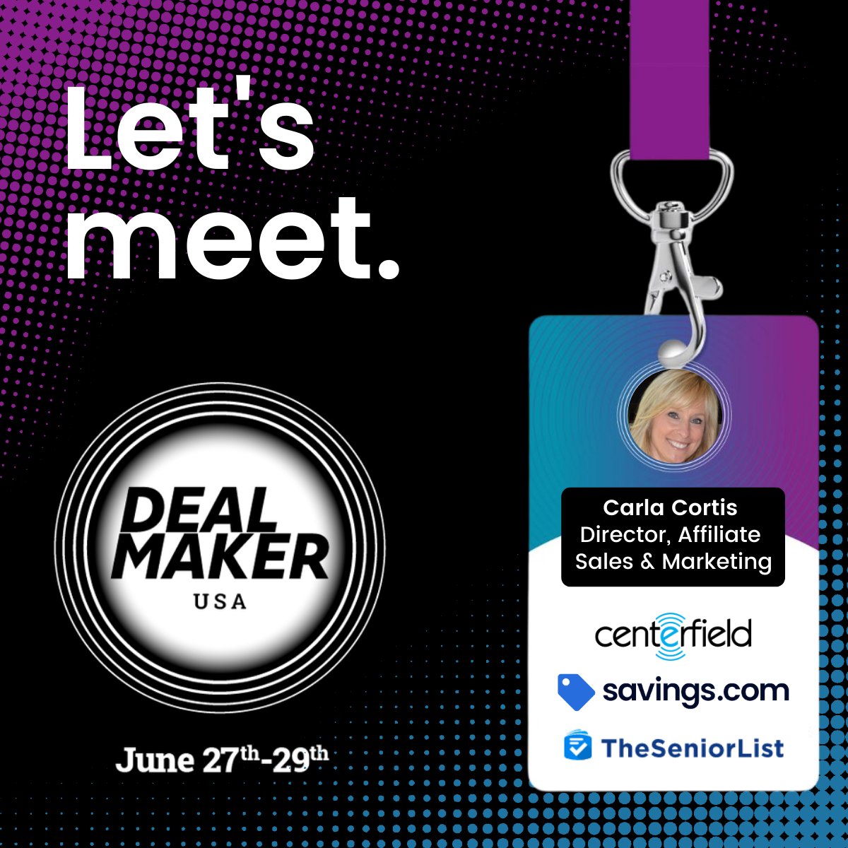 Who else is at <a href="/rakutenadvert/">Rakuten Advertising</a>'s #DealMaker this week? We hope to see you there!

Centerfield's e-comm brands drive consumer purchases at scale in the #onlineretail, #senior products and services, and #education industries. Want to learn more? ➡ lnkd.in/gHAbmv5g