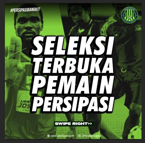 mas_triadhianto's tweet photo. 🟢 PERSIPASI MEMANGGIL !! 🟢

Seleksi terbuka untuk pemain kelahiran tahun 2000.
Kamis, 30 Juni - Sabtu, 2 Juli 2022.

Silahkan isi form pendaftaran online dan kirim dokumen data diri kalian di link berikut:

https://t.co/KUE2HzEjNm https://t.co/wwH6QA7fI2