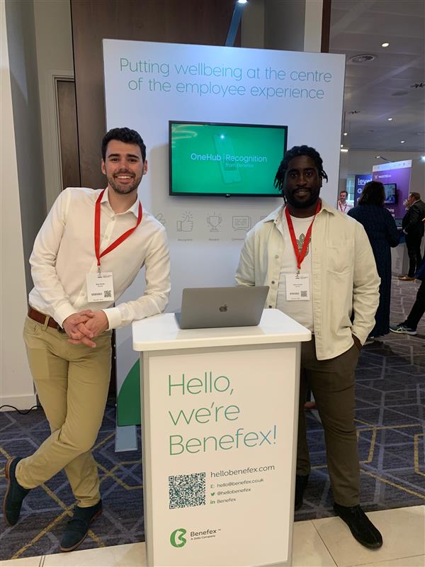 There's still time to come and say hi 👋 at today's <a href="/REBA_Global/">Reward & EB Assoc</a> Employee Wellbeing Congress 2022 #employeewellbeing