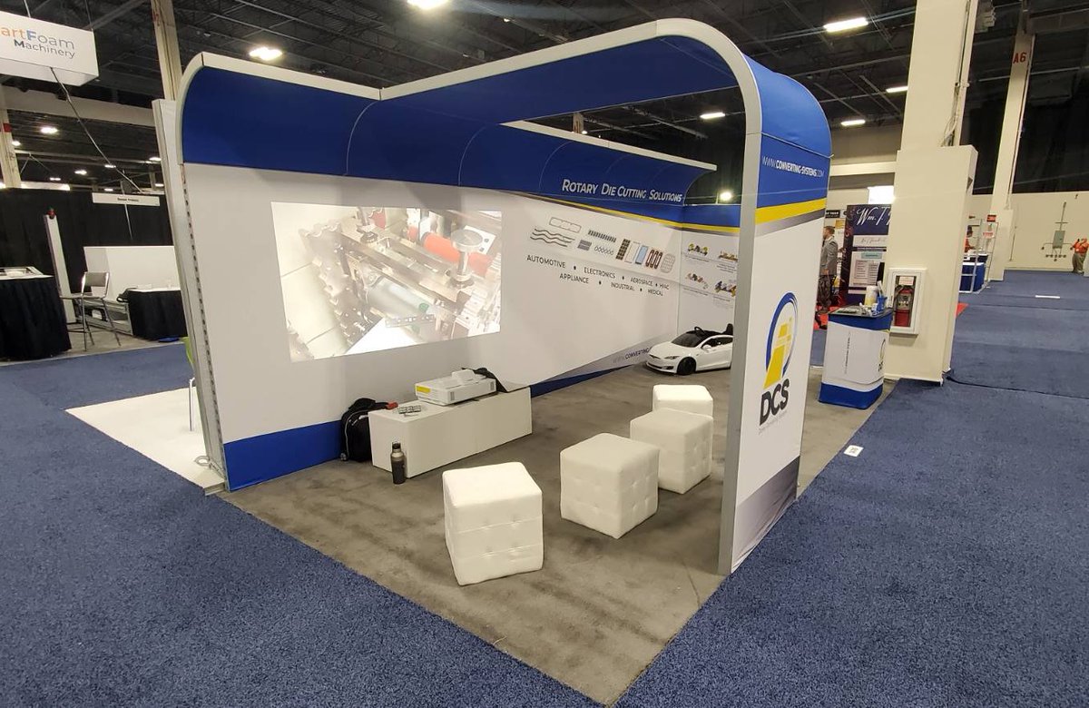 First day of the <a href="/FoamExpo/">FoamExpo</a> in Novi, MI. Jeff and Todd, aka The Twins, will be waiting for you booth 1416 to answer all your roll-2-roll, die cutting and laser cutting questions!
#dcsatwins #dcsusa #rotaryexperts #foamexpo