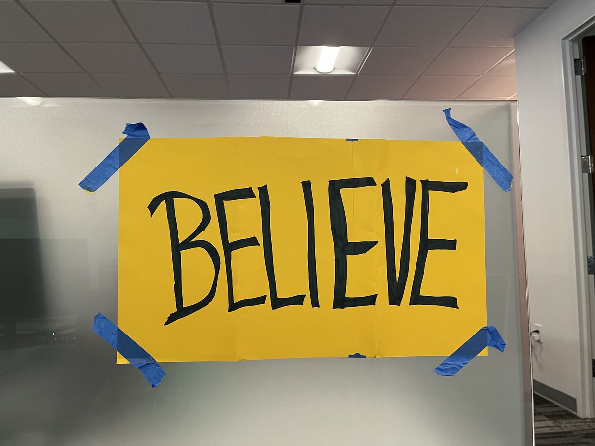 drewsykes's tweet photo. First day back in the physical office since sharing #LassoLessons with the folks at #CASESMC and I brought some new flair. โฝ๏ธ๐ https://t.co/oZUwveXyw0