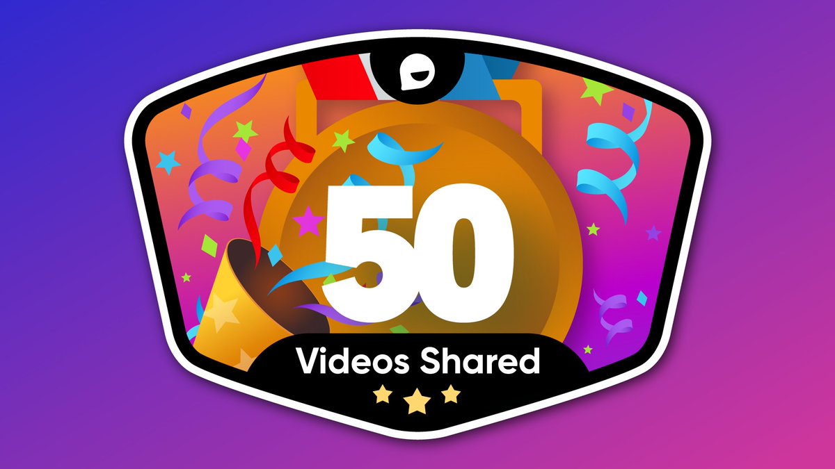 AmericaRainey's tweet photo. @ote_owls @DianaDdyer89 just earned a new @MicrosoftFlip badge: 50 Response videos! I’m a champion of student voice. https://t.co/GjshTzR0bT