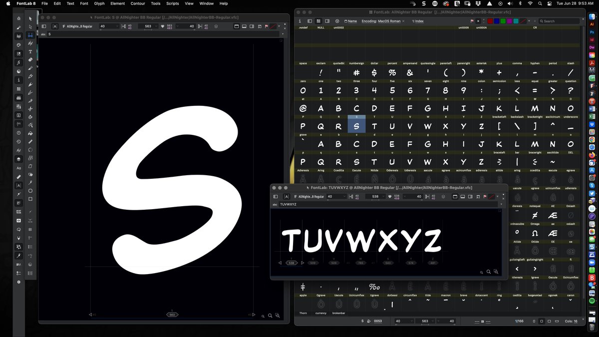 blambot's tweet photo. I’M SO freaking happy. Glorious, glorious Dark Mode at last. My eyes thank you, @Fontlab! #Fontlab8 https://t.co/NhhAPb7I0t