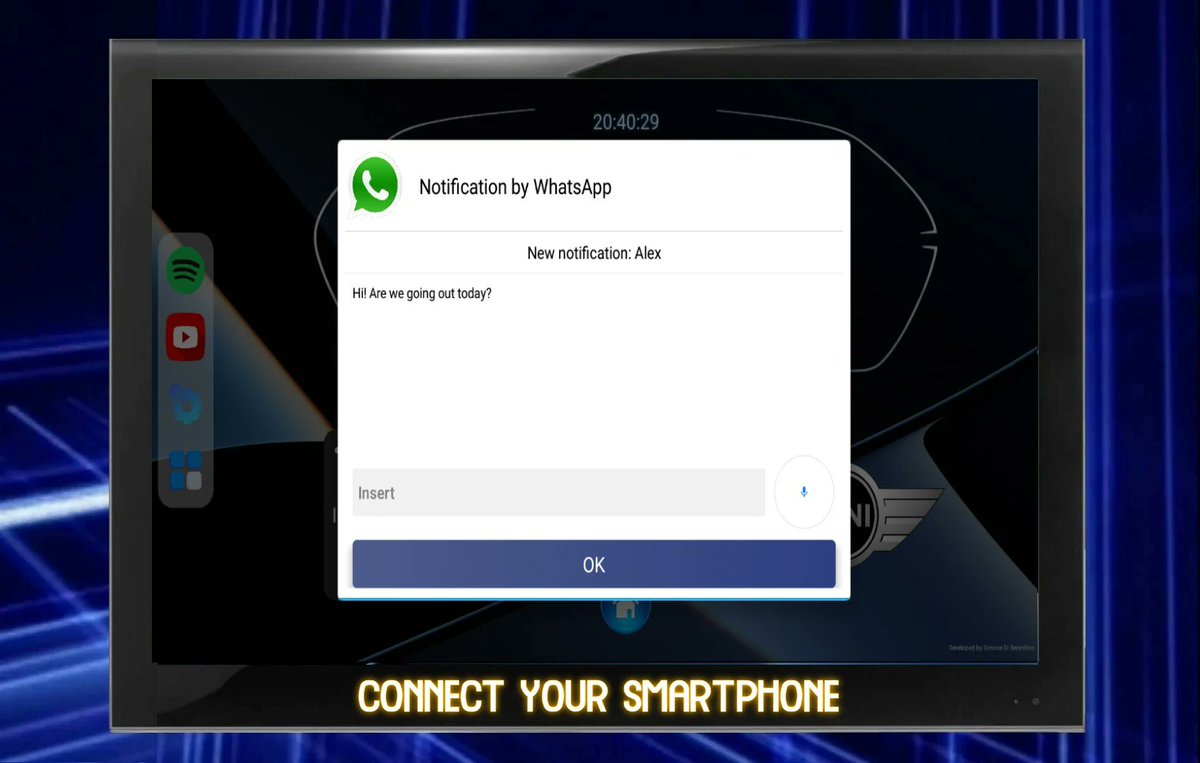Shockehz's tweet photo. Hello there. I've just published a software for car radios with interesting features: Maps, speedometer, voice assistant, phone notifications etc. You can also connect your phone via the companion app.

If you have an android radio you can get it at https://t.co/5Atio1Lk5C https://t.co/SbzlR3GxK6