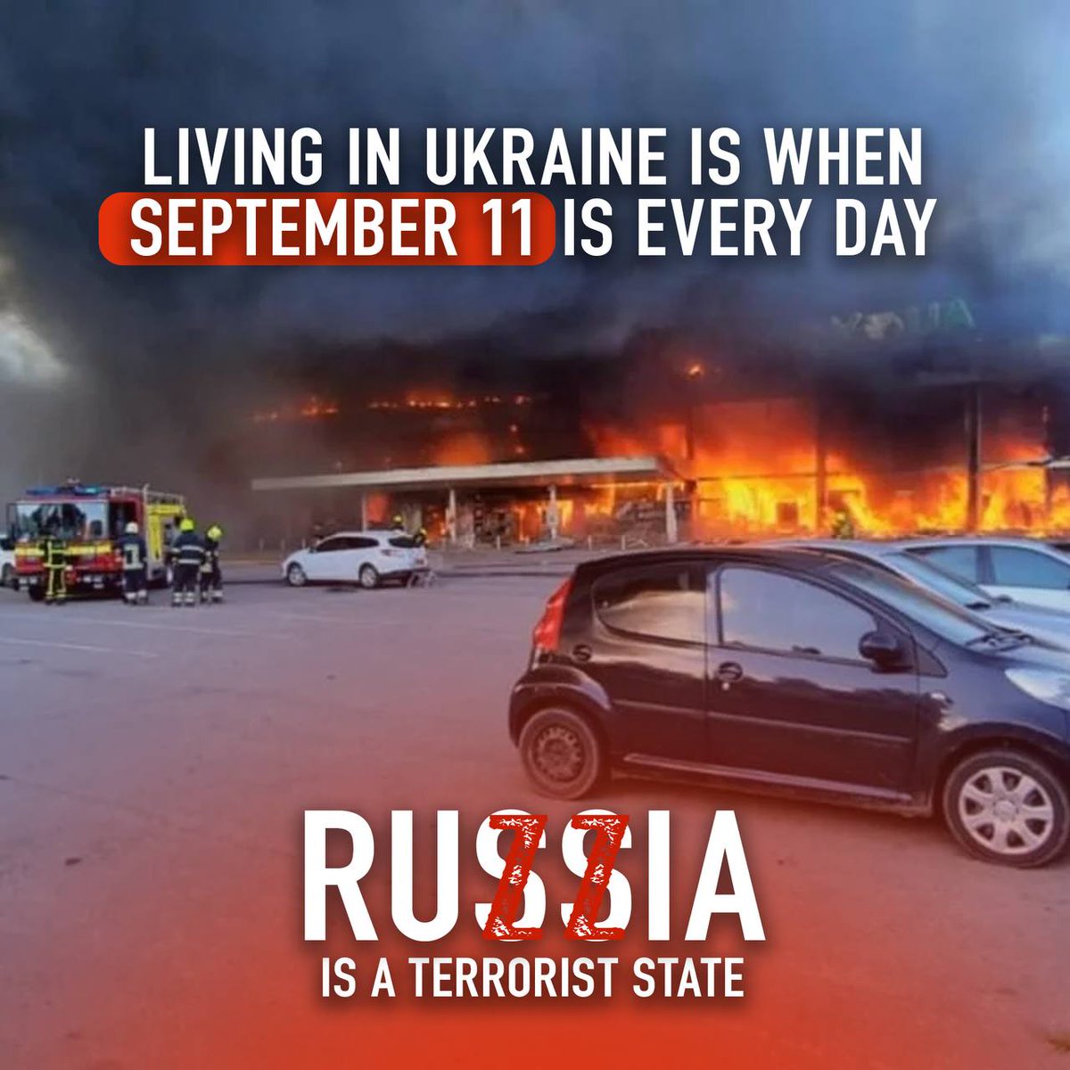 AnnaVinnitsky's tweet photo. During these few days, the russian army shelled several residential areas of Ukraine at once. In Kremenchuk, as a result of the shelling of a shopping center, more than 20 people were killed, 59 were injured, more than 40 are considered missing @OlafScholz @peteraltmaier https://t.co/Jfgxo3ZAwK