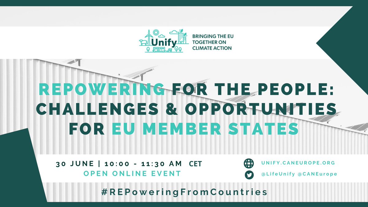 ZEROasts's tweet photo. 💡Qual o próximo passo para o plano de energia da UE #REPowerEU e como irá contribuir para a revisão dos planos de energia e clima dos países?
Não perca este evento #LIFEUnify amanhã
✍️ Participação livre, registo em: https://t.co/M2hrQpEVNJ
Nota: evento será em Inglês https://t.co/IcHh6IfU8g