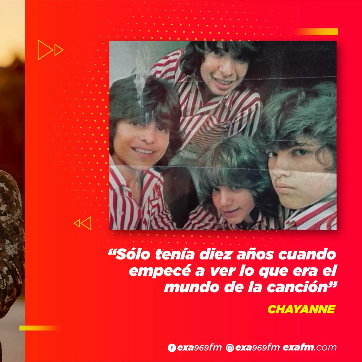 exa969fm's tweet photo. Tenemos 4 días comiendo pastel🎂 y hoy le toca el turno al crush de nuestras mamis @CHAYANNEMUSIC. 🫢

Feliz Cumpleaños para el que nos puso a cantar “Torero, poner el alma en el ruedo”🎉

#Exafm #PonteExa #ExaRD #ExaBirthday https://t.co/VB9N7LIZWz