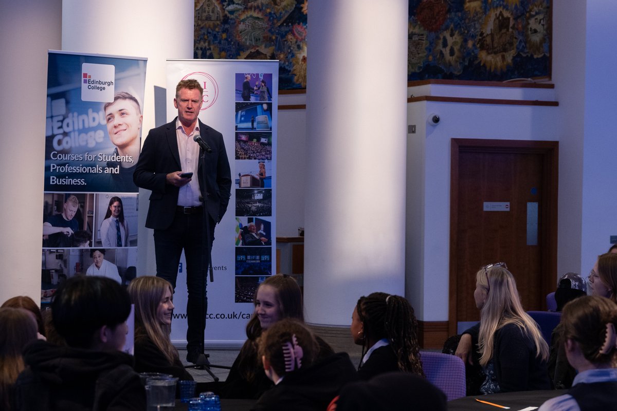 edinburghcoll's tweet photo. Local secondary school pupils learned what it takes to become the cream of the crop in the hospitality industry at an event held in Edinburgh’s @eicc yesterday. To read more, visit https://t.co/ayTD5OwSJr #FutureEventProfs https://t.co/cmMK3RZ4SQ