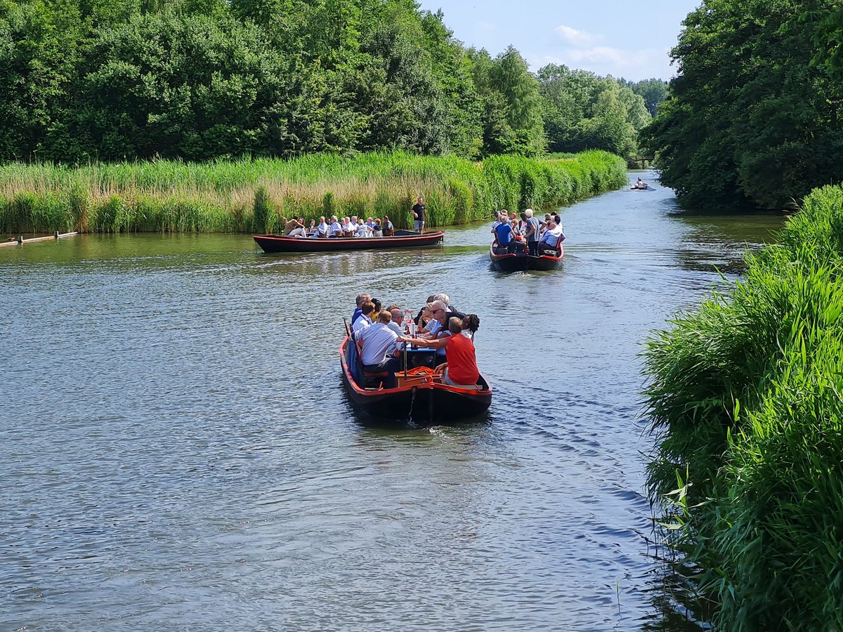 Varen en wandelen door het #Ecoproject en #ArcheologischVoetspoor in het Streekbos van #RecreatieschWF #vngjaarcongres2022