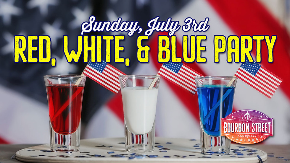 HarrisburgDID's tweet photo. Don't miss the Red, White, and Blue Party at Bourbon Street Saloon this Sunday, July 3rd! ❤️🤍💙https://t.co/EsjLhfVHXa 
#LoveHBG https://t.co/zffdQZxB0R