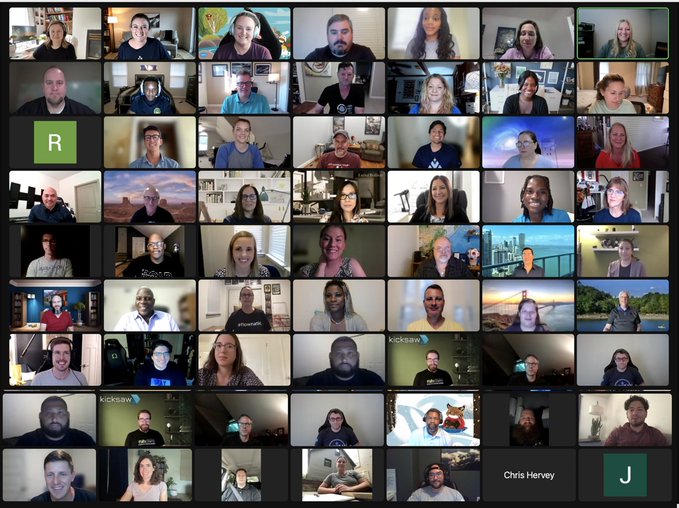 SFMariePope's tweet photo. Making new friends on my journey to getting that Salesforce admin cert!! @MerivisVets
 #SalesforceAdmin Cohorts (AD28 &amp; AD29) kickoff last night!! Can't wait to develop those relationships and learn all I can to be an awesome admin!! @Accenture https://t.co/ZPVwVf2ho5