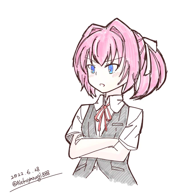 落ち度はぬい!#艦これ版深夜の真剣お絵描き60分一本勝負 #艦これ版真剣お絵描き60分一本勝負_20220628 