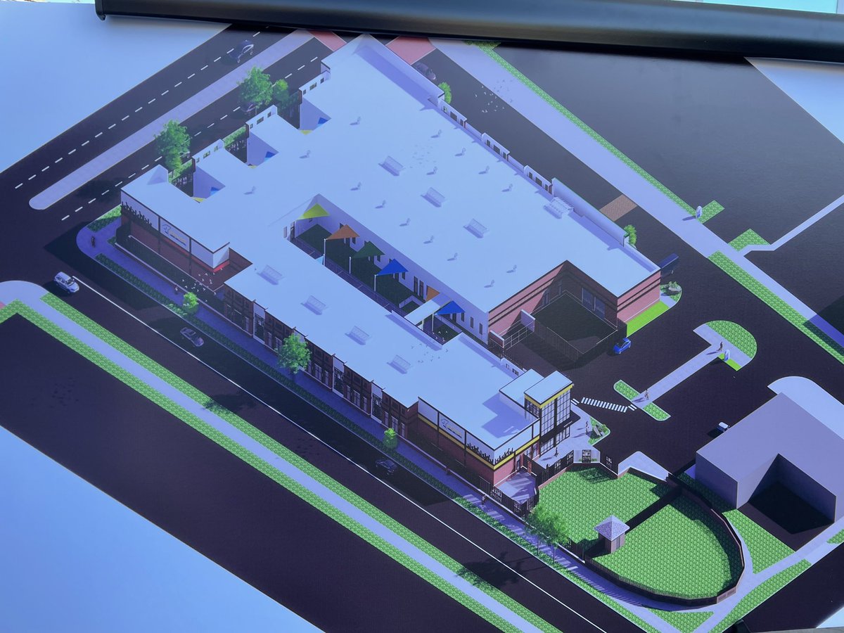 FIRST LOOK: The new Lucas County Canine Care and Control facility.  Rendering unveiled today.  It'll be located on Monroe St and 13th #13abc
