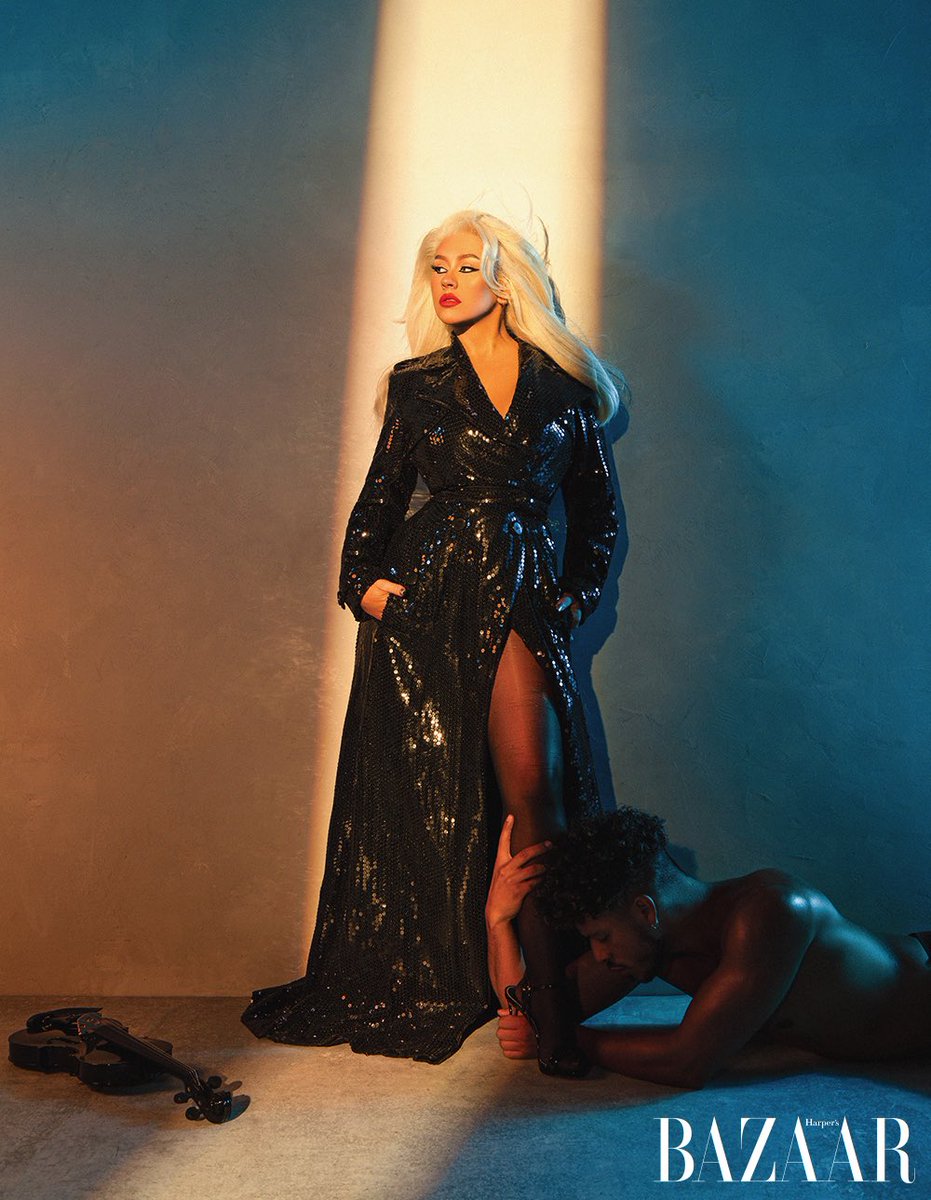 XtinaHQ's tweet photo. Christina Aguilera on the cover of Harper’s Bazaar https://t.co/kvs9xLwBGq