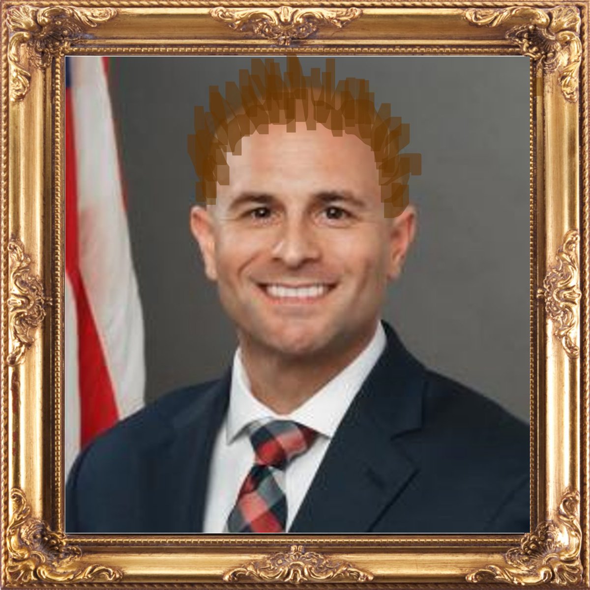 katmcdavitt's tweet image. 3/6: Today's @hellozorya donation prize is a full-sized CANVAS PRINT of @HealthIT_Policy  WITH HAIR. It’s true. I know. I can’t believe it either. We can’t share the real version for obvious reasons, but just so you know this treasure looks something like THIS: