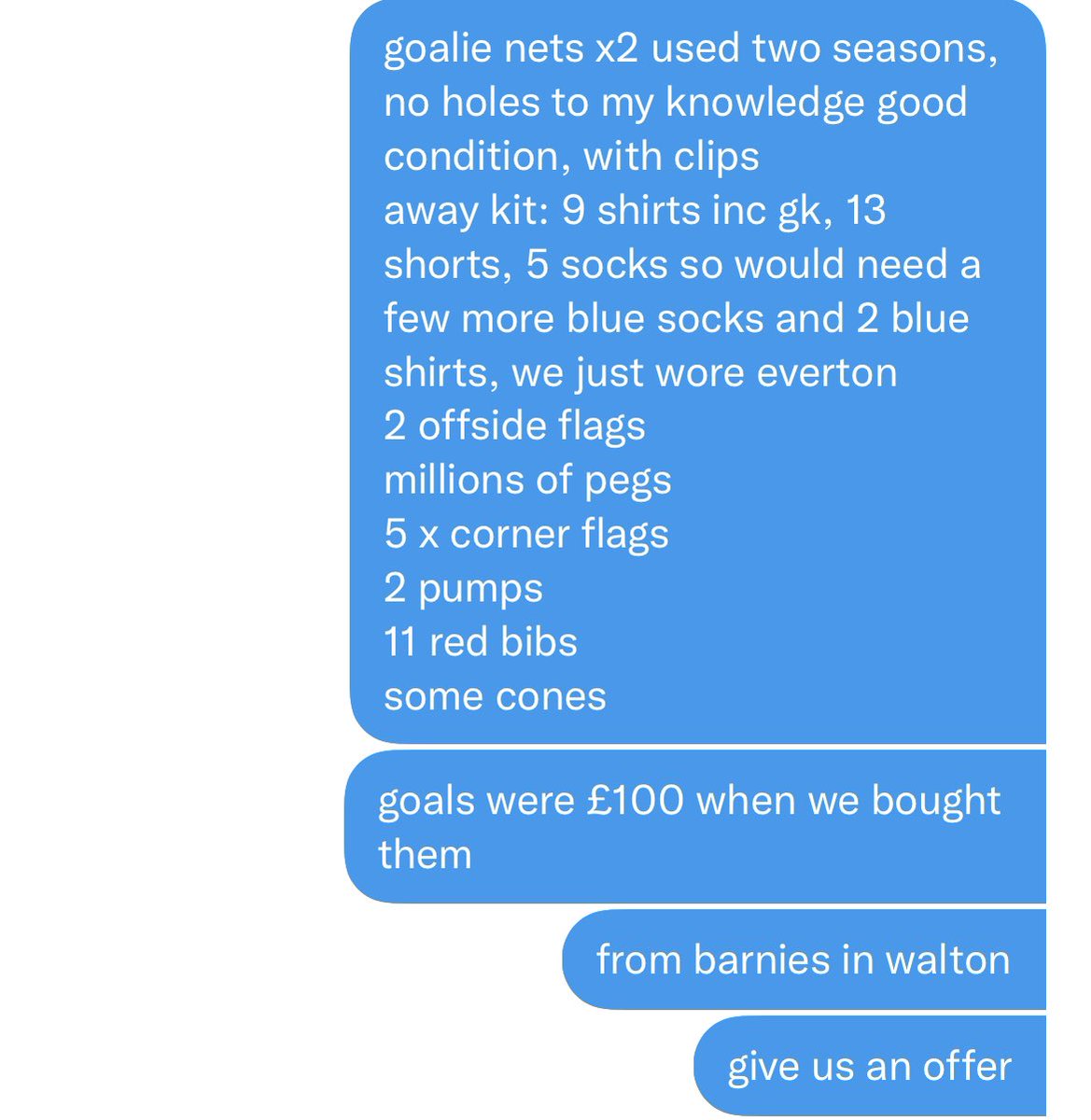 this is what we have: open to offers, need it gone