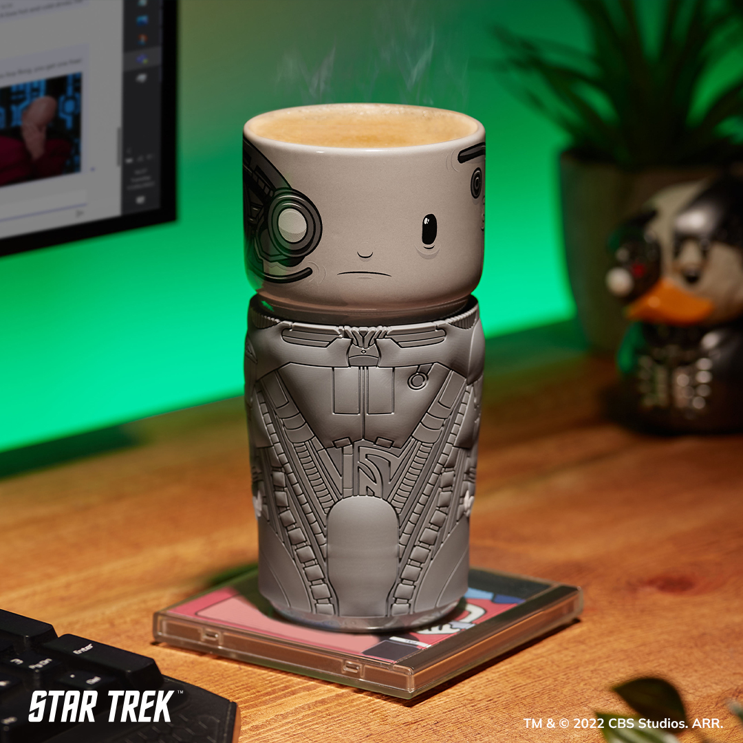 Numskull Star Trek Worf CosCup – 400 Ml Keramikbecher Mit Gummimanschette, Offiziell Lizenziert!