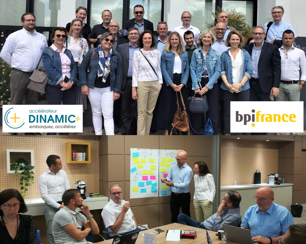👨‍👩‍👧‍👦Les 18 chefs de projet de l'Accélérateur DINAMIC+ et les 7 responsables conseil <a href="/Bpifrance/">Bpifrance</a>  se sont réunis lors d'un séminaire dynamique et productif ! 🎯Objectif : enrichir la phase de cadrage d’orientation tout en renforçant l’esprit d’équipe🚀