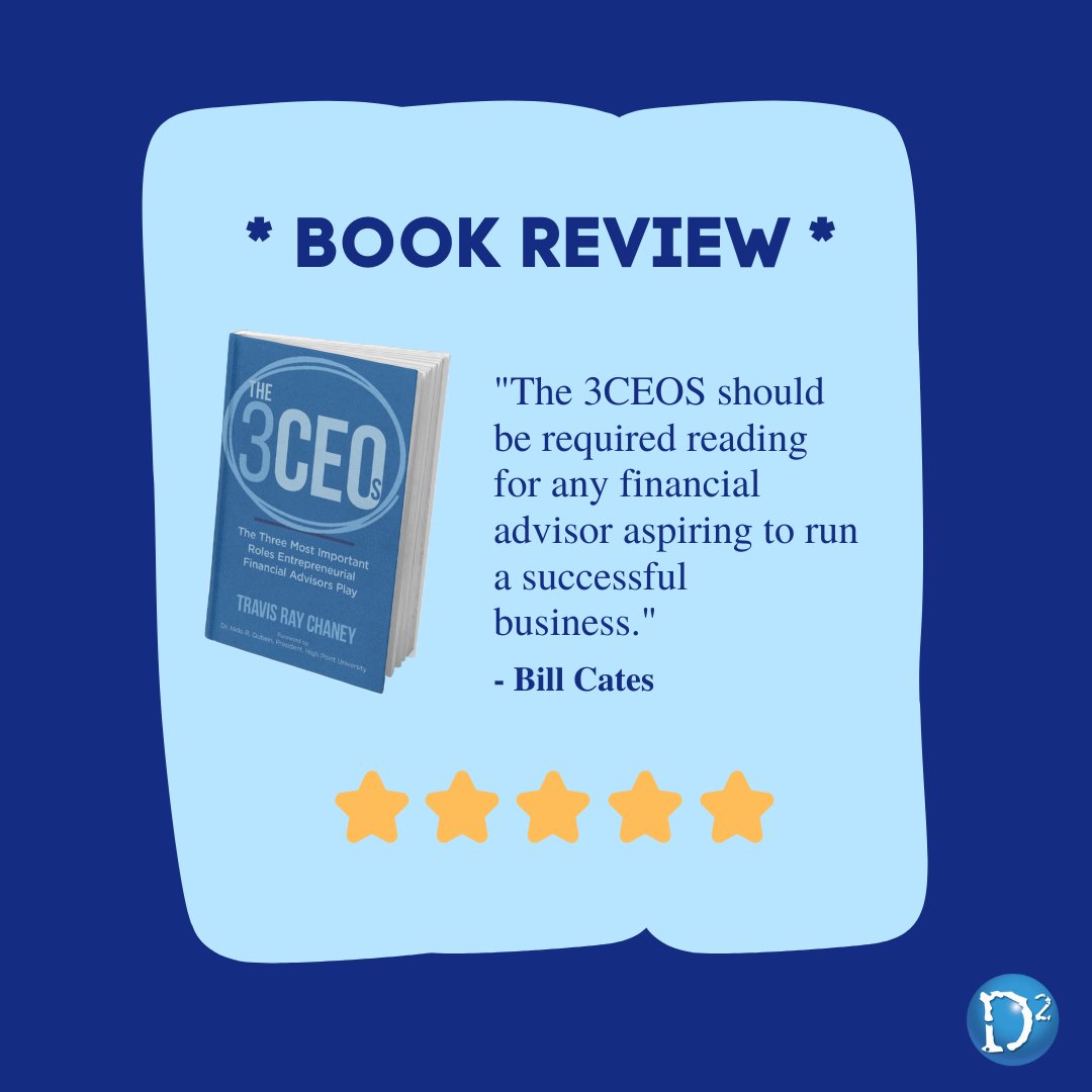 travischaney_'s tweet photo. Another five star book review of The 3 CEOs thanks to Bill Cates! https://t.co/6wEIfeHO5g