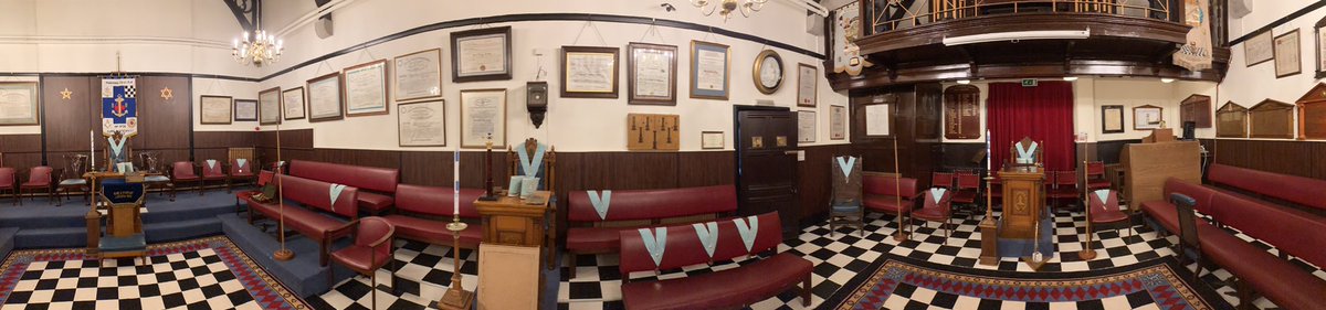 All set up ready and looking good for our candidate tonight at Sure &amp; Stedfast Lodge tonight …