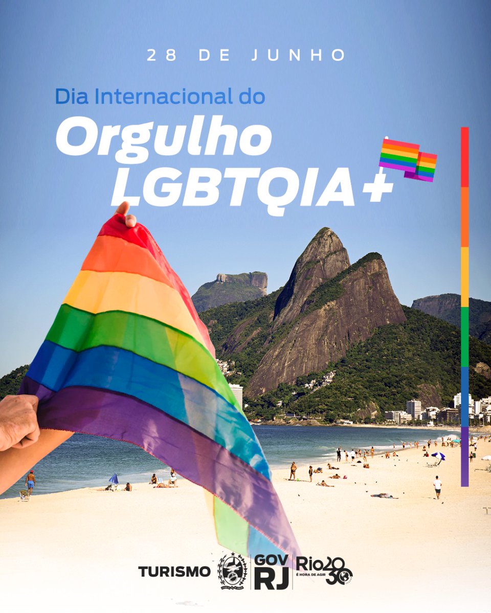 TurismoRJ's tweet photo. Hoje a Secretaria de Estado de Turismo celebra a diversidade.🌈
Respeitar as escolhas e o modo de vida da pessoas torna o mundo melhor e mais igual.
Consideramos justa toda forma de amor!
#turismorj #seturj #orgulholgbt https://t.co/XRZeyMQ73W