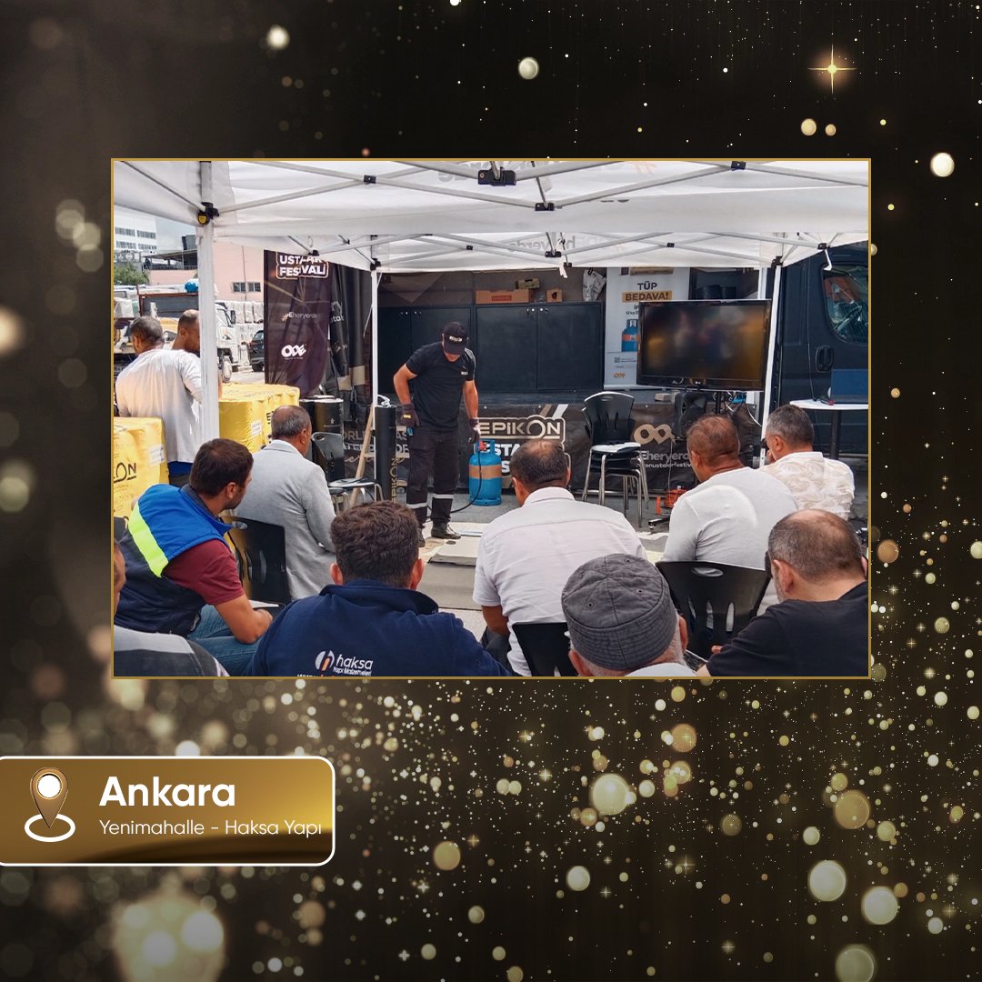 ODE_YALITIM's tweet photo. Epikon Ustalar Festivali'nin 8. haftası tüm hızıyla devam ediyor. Bugün, Ankara'daki Haksa Yapı ve @niltiritoglu bayilerimizde su yalıtımı ustalarıyla bir araya geldik. İş ortaklarımıza misafirperverliği için teşekkür ederiz.
🔗https://t.co/FBaJ7S1Edj
#ODEYalıtım #ODEheryerde https://t.co/QGUmDRTwdy
