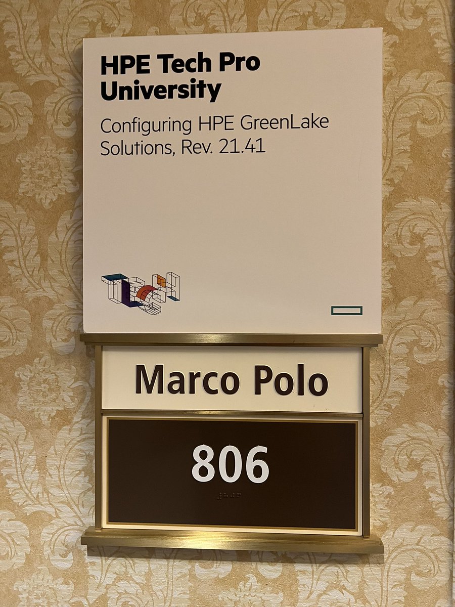 BartHeungens's tweet photo. This is where you can find me today #HPEdiscover #HPEtechpro #MasterASE #hpeinfluencer @HPE_Partner https://t.co/QPcBQVD3Yu
