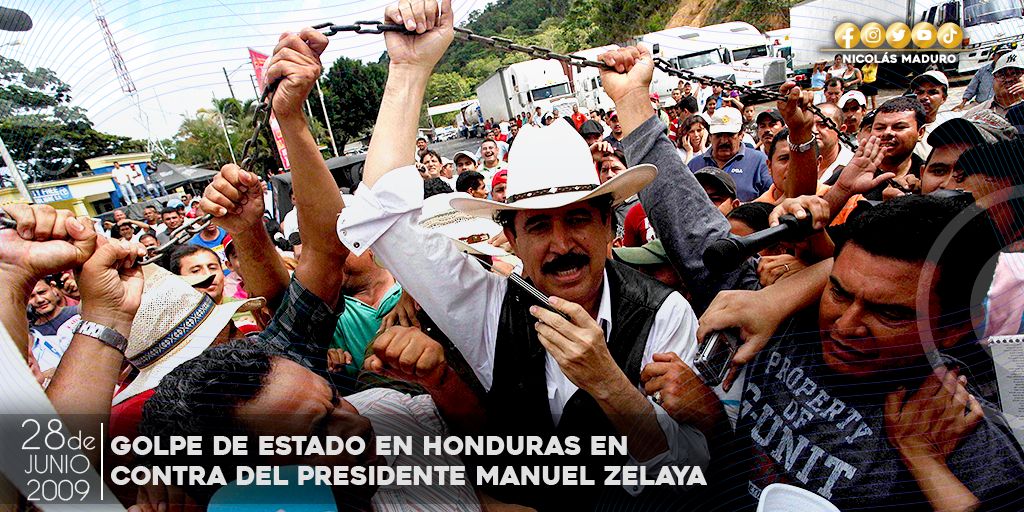 A 13 años del Golpe de Estado contra el presidente Manuel Zelaya, hoy podemos decir que el pueblo hondureño ha retomado el camino democrático de Paz y justicia social. Un mundo nuevo sin hegemonismo, comienza a nacer. ¡Mi saludo!