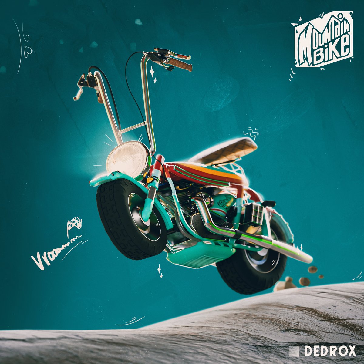 DEDROX2K's tweet photo. cartoon mini-bike I modeled and rendered in blender
#blender3d #blenderart #blenderrender #blendercommunity #stylized3d https://t.co/LVe4TKOW1o