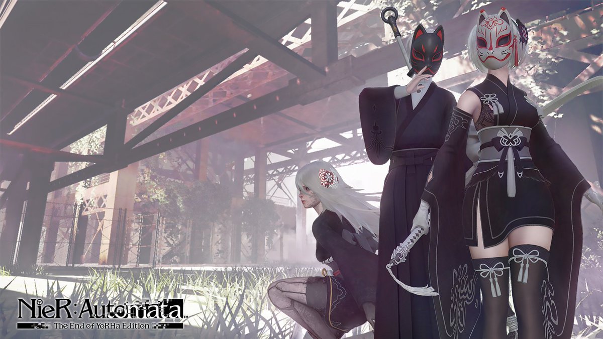 NieRGame's tweet photo. Download #NieR:Automata The End of YoRHa Edition's free 6C2P4A118680823 DLC at launch on October 6th.

This Nintendo Switch exclusive DLC features six new costumes, four new accessories, and two pod skins based on characters from NieR Re[in]carnation. @NieRReinEN https://t.co/OpZyC2w8RN