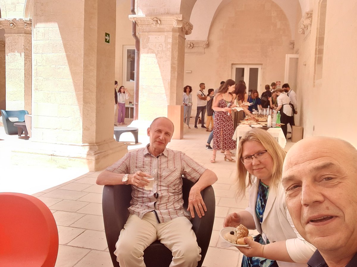 Mathias Senge (@mathiassenge) on Twitter photo Having a great time ๐in bellisima #Lecce ๐ฎ๐น at the @2022Licorice summer school from <a href="/project_initio/">INITIO FET-Open project</a> funded by <a href="/EUeic/">European Innovation Council</a>. Job done, I can now relax ๐๐พ. Small conferences are always the best ๐ฅณ! Esp. when organized by #LudoviccoValli + team ๐. 37 C ๐hot science all around ๐ Having a great time ๐in bellisima #Lecce ๐ฎ๐น at the @2022Licorice summer school from <a href="/project_initio/">INITIO FET-Open project</a> funded by <a href="/EUeic/">European Innovation Council</a>. Job done, I can now relax ๐๐พ. Small conferences are always the best ๐ฅณ! Esp. when organized by #LudoviccoValli + team ๐. 37 C ๐hot science all around ๐