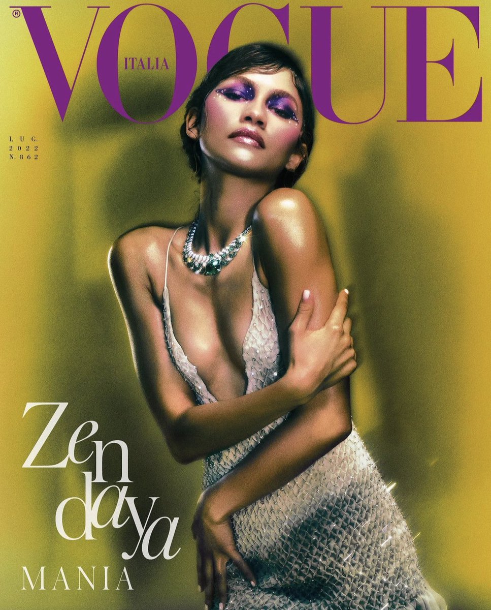 #Zendaya looking absolutely stunning for Vogue Italia!