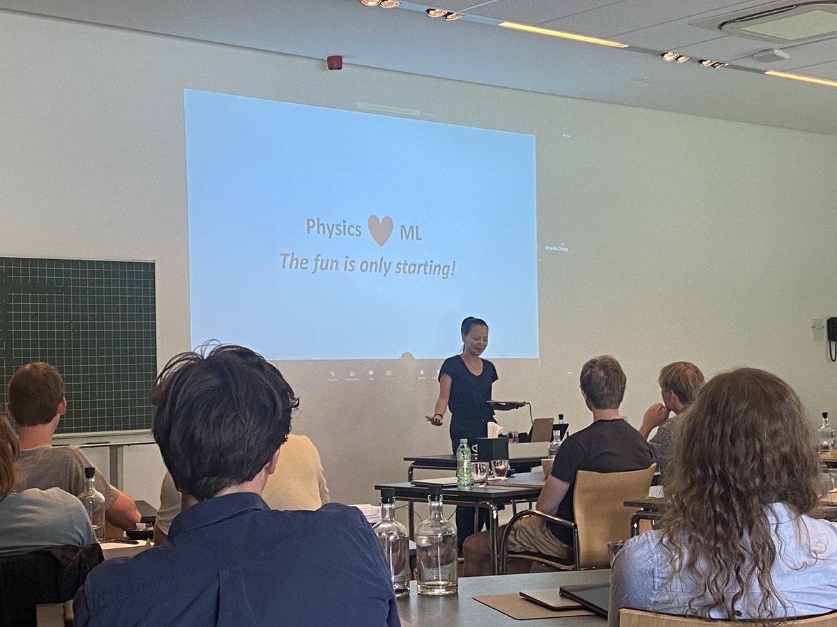 Miranda Cheng giving a course on “Machine Learning and Theoretical Physics”