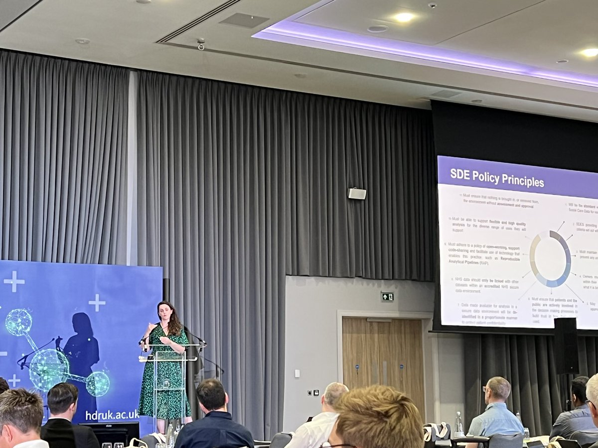 susheelvarma's tweet photo. @cl_bloom from @NHS painting a vision for delivering Secure Data Environments for NHS and research at the @HDR_UK #DIHEvent 

Find some of our joint TRE work here - 

https://t.co/Ey2NA9TsKH https://t.co/FNG8FMAi2p