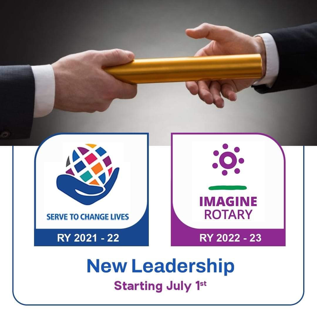 03 days to go.......

#NewLeadership 

#ServeToChangeLives  
#rotaryinternational 
#ServiceAboveSelf 
#PeopleOfAction 

#ImagineRotary