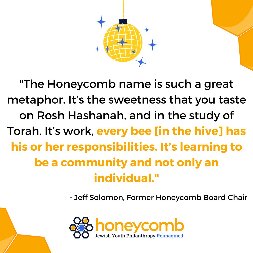 💡Did you know?💡 For over a decade, we were
named the Jewish Teen Funders Network. Last year,
we changed our name to Honeycomb!
--
#youthphilanthropy #philanthropy #jewish #jewishphilanthropy