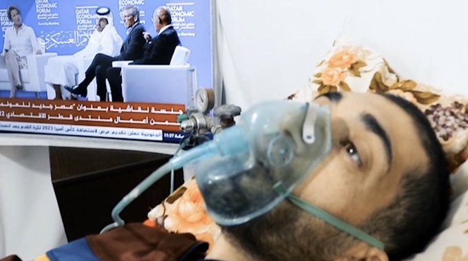 MahmoudTuaima's tweet photo. كتائب القسام تعرض مشاهد للجندي الإسرائيلي "هشام السيد" وهو على جهاز التنفس الصناعي.

#حكومتكم_تكذب https://t.co/eOERHo4AwL