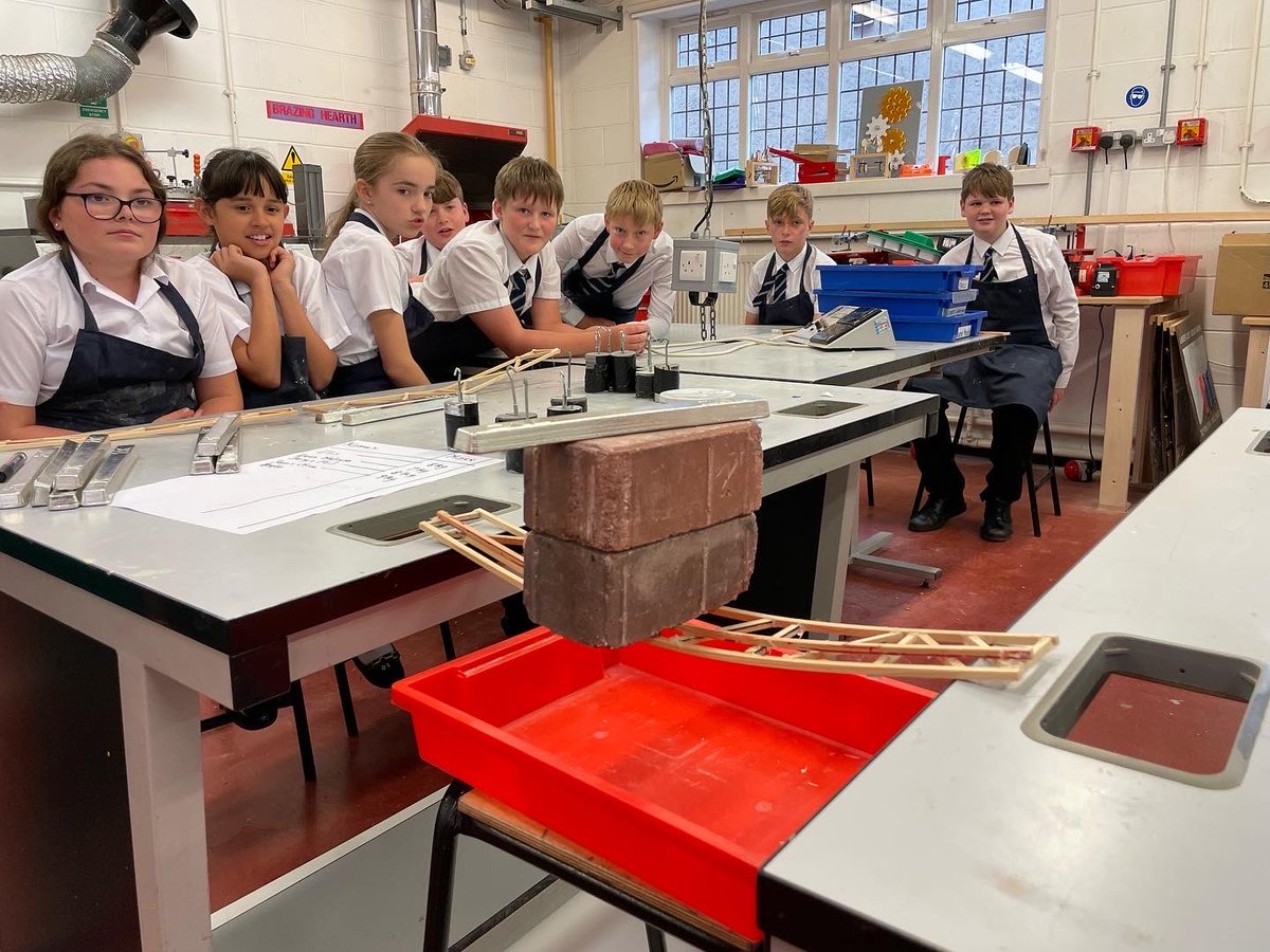 KGS_DandT's tweet photo. Bridges being tested to destruction! ⁦@KirkhamGrammar⁩ https://t.co/KUlyMwW4Aq
