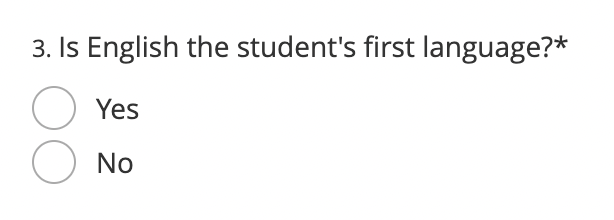 DrSarahLiu's tweet photo. Filling out some paperwork for a student. Here's a question I have to answer about them. How the fuck would I know and why the fuck does this matter? https://t.co/oNKEXFOMwC