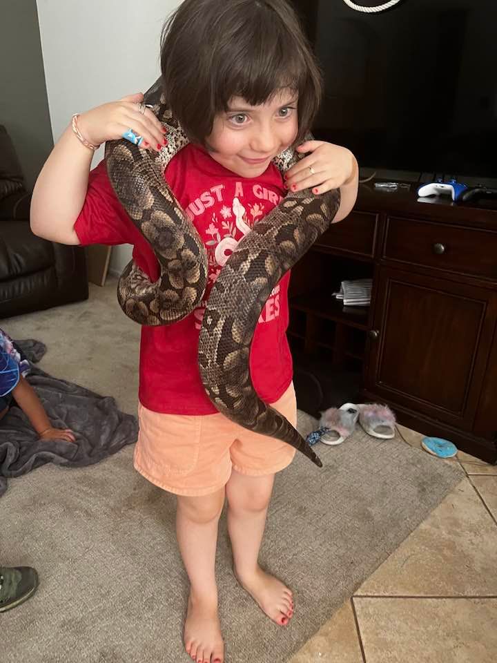 My daughter's 7th birthday party theme - reptiles
