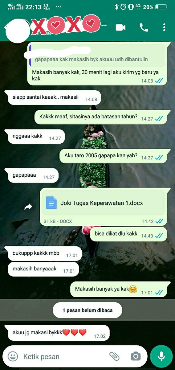 JokiTugasTrus's tweet photo. Testimoni Tugas Kuliah, yang mau cus dm/Wa 💙🤝

#TugasJoki #zonajajan #zonauang 
#jokitugaskuliah #jokitugaskuliah #SMP #SMA #TAEHYUNGxCeline #LISAXCELINE #BTSInTheSeom https://t.co/wcULGttQ1d